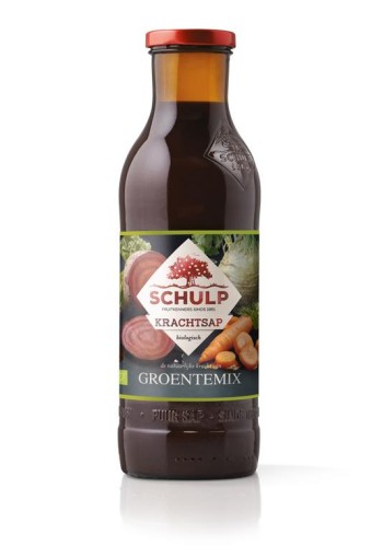 Schulp Krachtsap groentemixsap puur bio (750 Milliliter)