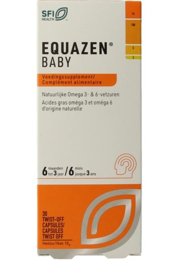 Equazen Equazen baby omega 3- & 6-vetzuren (30 Ampullen)
