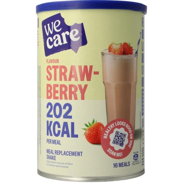 Wecare Meal replacement shake strawberry (436 Gram)