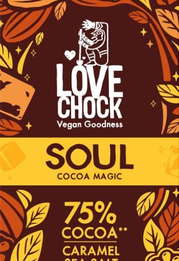 Lovechock Soul caramel sea salt bio (70 Gram)