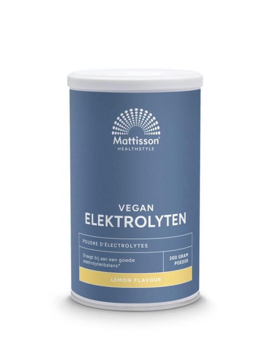 Mattisson Elektrolyten poeder lemon (300 Gram)