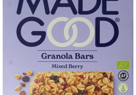 Madegood Granola bar mixed berries 24 gram bio (6 Stuks)