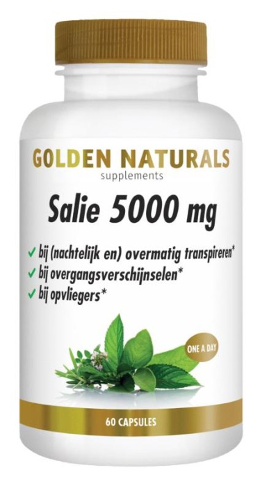 Golden Naturals Salie 5000mg (60 Capsules)