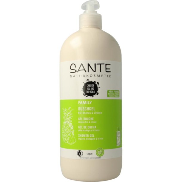 Sante Family showergel pineapple & lime (950 Milliliter)