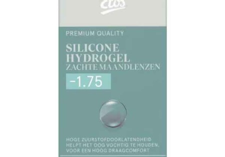 Etos Silicone Hydrogel Zachte Maandlenzen -1.75 3st.