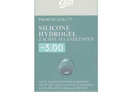 Etos Silicone Hydrogel Zachte Maandlenzen -3.00 3st