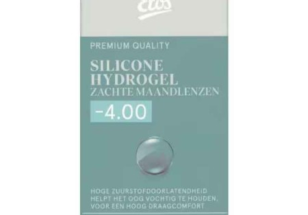 Etos Silicone Hydrogel Zachte Maandlenzen -4.00 3st.