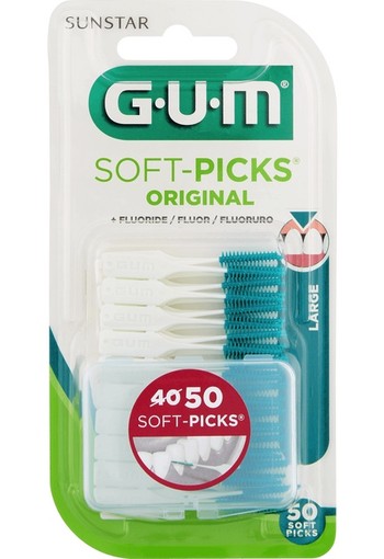 Gum Soft-Picks Original Tandenragers Large 50 stuks