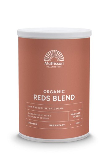 Mattisson Reds blend poeder organic bio (400 Gram)