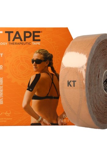 KT Tape Jumbo pro roll 38 meter 150 strips beige precut (1 Stuks)