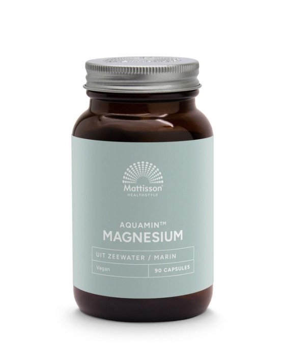 Mattisson Magnesium uit mineraalrijk zeewater Aquamin mg (90 Vegetarische capsules)