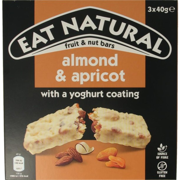 Eat Natural Almond / apricot / yoghurt 3 x 40 gram (120 Gram)