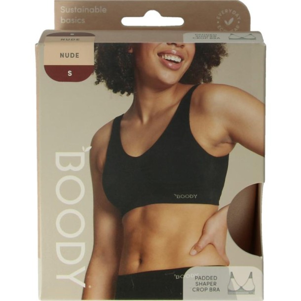 Boody Padded shaper crop bh blush S (1 Stuks)