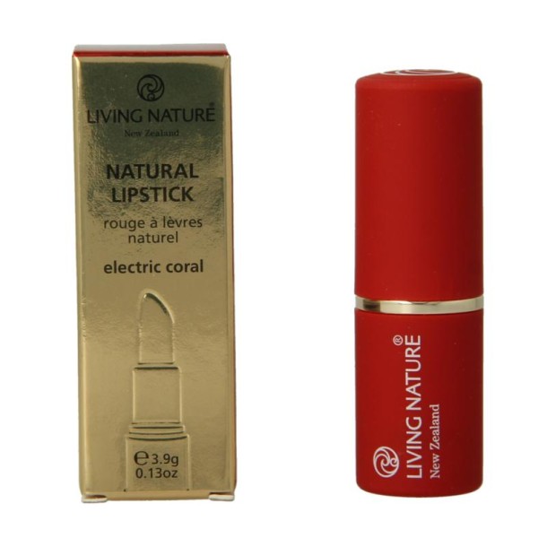 Living Nature Lippenstift electric coral (3,9 Gram)