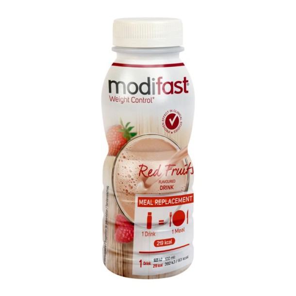 Modifast Intensive drink red fruit (236 Milliliter)