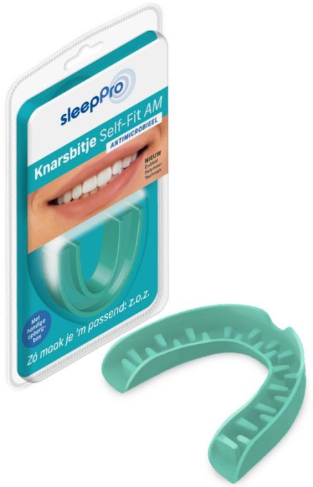 Sleeppro Knarsbitje self-fit AM (anti-microbieel) (1 Stuks)