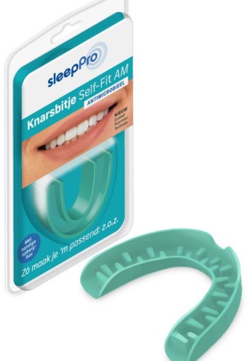 Sleeppro Knarsbitje self-fit AM (anti-microbieel) (1 Stuks)