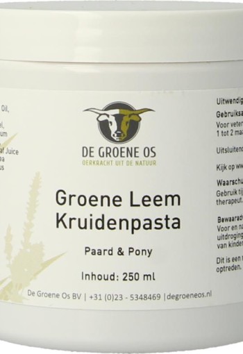 Groene Os Groene leem kruidenpasta (250 Milliliter)