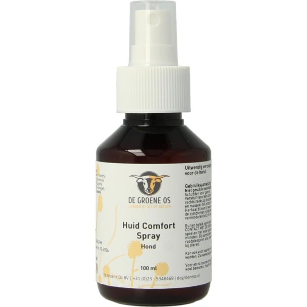 Groene Os Huid comfort spray hond (100 Milliliter)