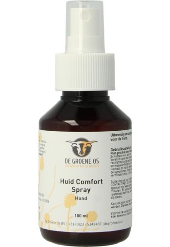 Groene Os Huid comfort spray hond (100 Milliliter)