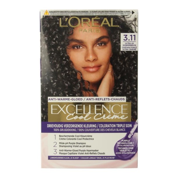 Excellence Cool creme 3.11 ultra as donkerbruin (1 Set)