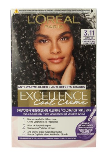 Excellence Cool creme 3.11 ultra as donkerbruin (1 Set)