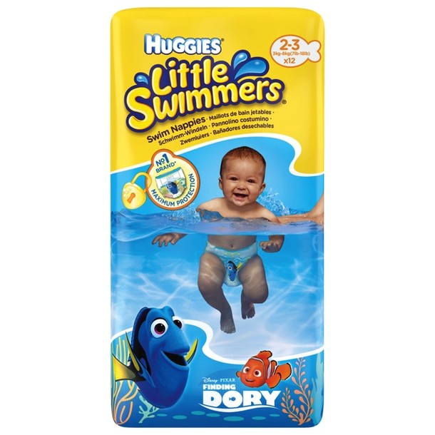 Huggies Little Swimmers Luiers 2-3 3-7 Kg 12st
