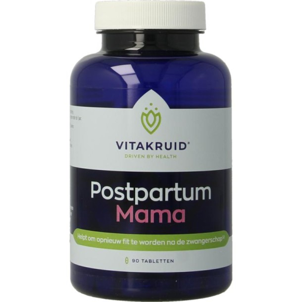 Vitakruid Postpartum Mama oa Fenegriek, Shatavari & Choline (90 Tabletten)