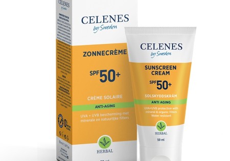 Celenes Herbal sunscreen cream anti-aging SPF50+ (50 Milliliter)