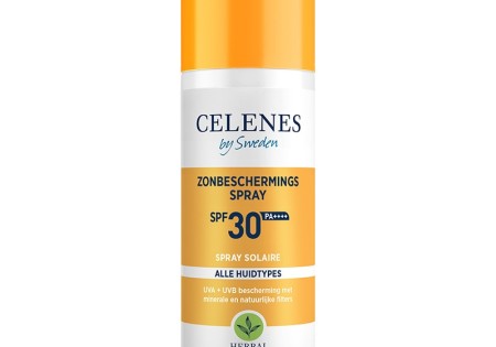 Celenes Herbal sunscreen spray lotion all skintypes SPF30+ (150 Milliliter)