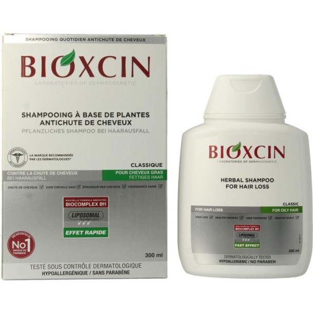 Bioxcin Shampoo vet haar (300 Milliliter)