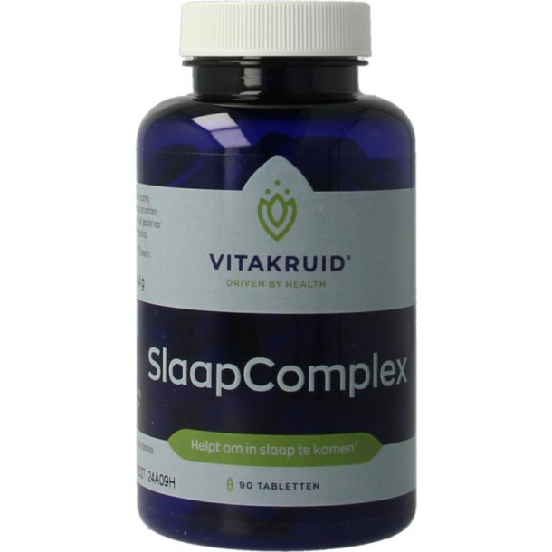 Vitakruid SlaapComplex oa Valeriaan Magnesium Bisglycinaat (90 Tabletten)