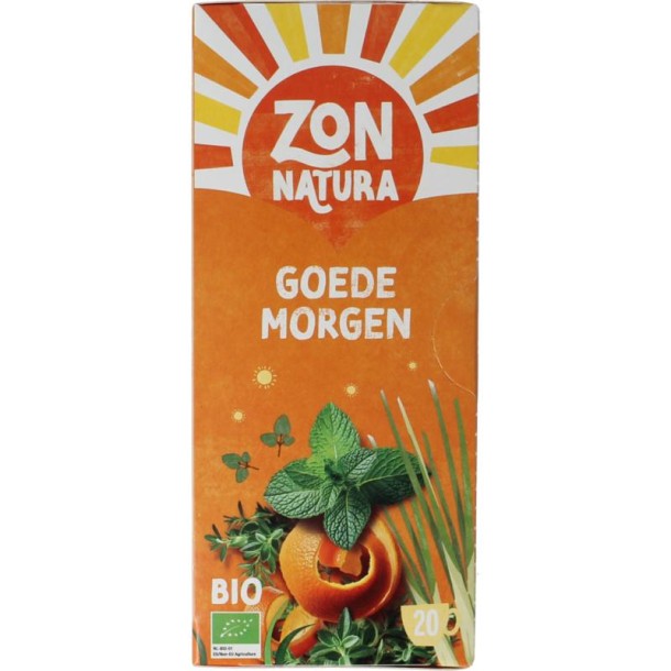 Zonnatura Goede morgen thee bio (20 Zakjes)