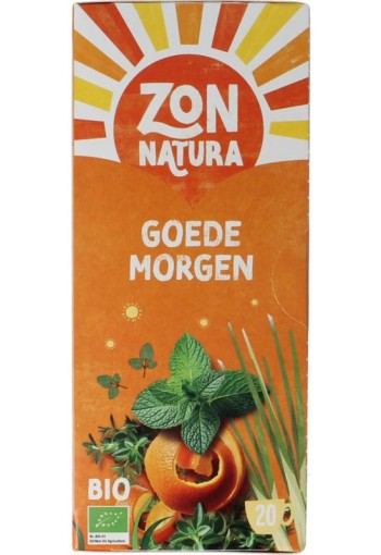 Zonnatura Goede morgen thee bio (20 Zakjes)