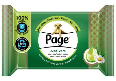 Page Vochtig toiletpapier aloe vera navulling 38 Stuks