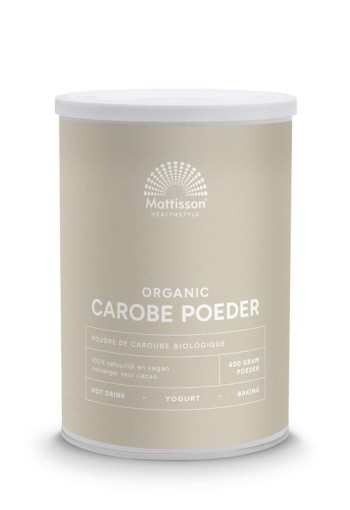 Mattisson Carobe poeder bio (400 Gram)