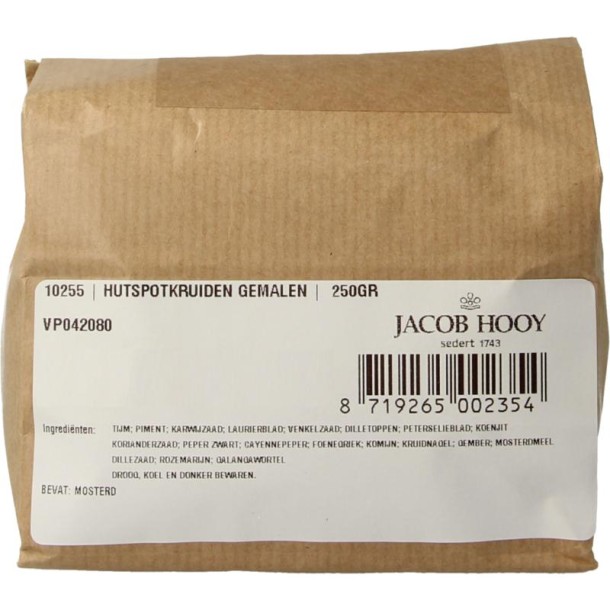 Jacob Hooy Hutspotkruiden gemalen (250 Gram)