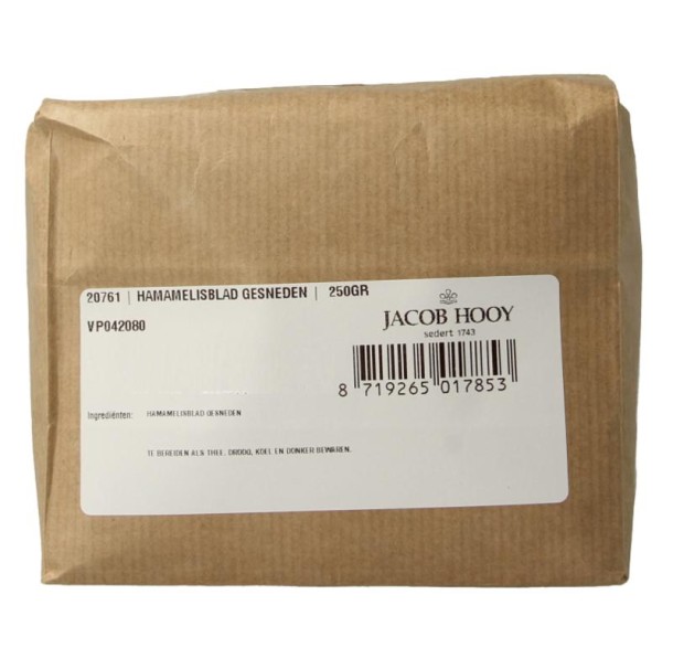 Jacob Hooy Hamamelisblad gesneden (250 Gram)