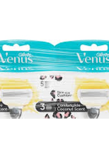 Gillette Venus ComfortGlide Leopard Navulmesjes Duopak 2x3 Stuks Totaal 12 mesjes!