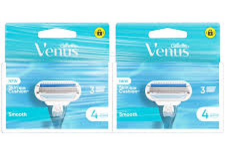 Gillette Venus Smooth Navulmesjes Duopak 2x4 Stuks Totaal  16 mesjes!