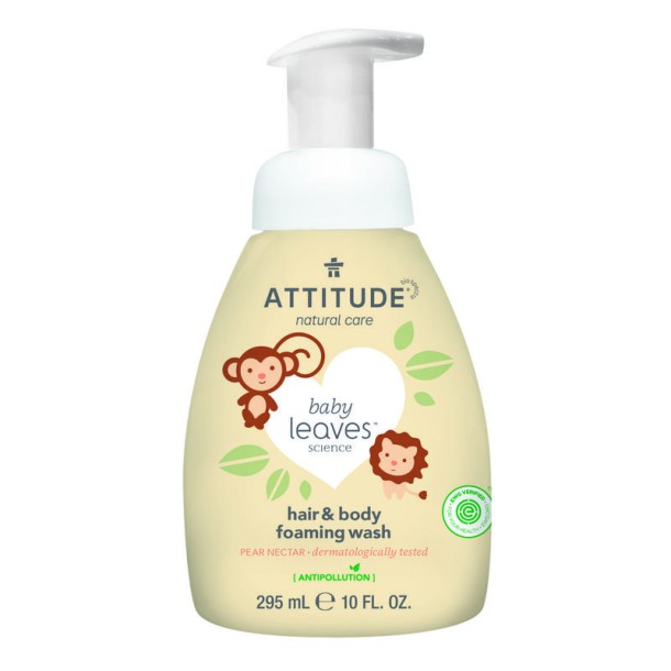 Attitude Hair & bodywash 2 in 1 baby leaves perennectar 295 Milliliter