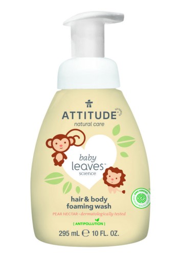 Attitude Hair & bodywash 2 in 1 baby leaves perennectar 295 Milliliter
