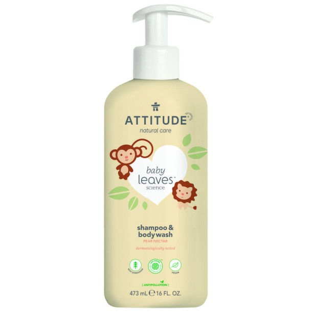 Attitude Shampoo 2 in 1 baby leaves pear nectar 473 Milliliter