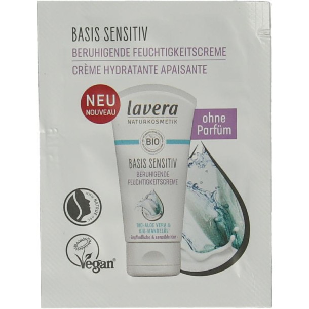 Lavera Sample basis sensitive moisturizing cream bio (100 Stuks)