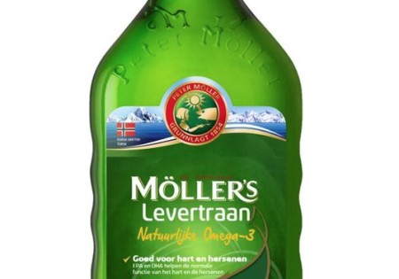 Mollers Omega-3 levertraan citroen 250 Milliliter