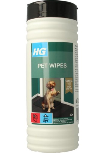 HG Pet wipes (50 Stuks)