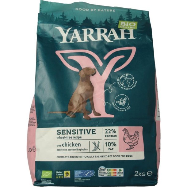 Yarrah Hondenvoer sensitive bio MSC (2000 Gram)