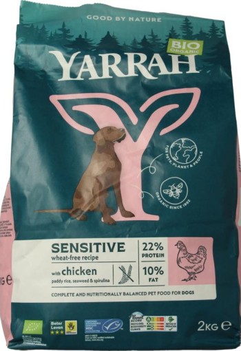 Yarrah Hondenvoer sensitive bio MSC (2000 Gram)