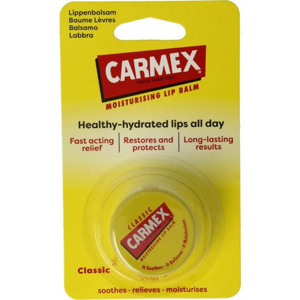 Carmex Lip balm classic potje 7,5 Gram