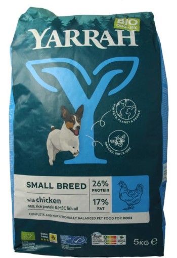 Yarrah Adult hondenvoer met kip bio MSC (5000 Gram)